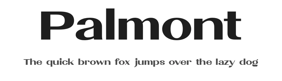 Palmont by Ahmad Ramzi Fahruddin — Sans Serif Font