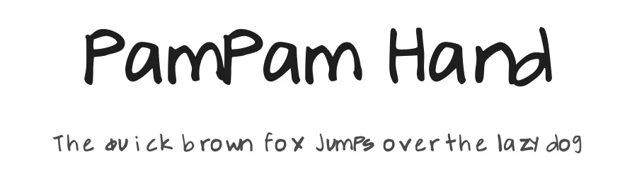 PamPam Hand by Pablo Perez — Script Handwritten Font