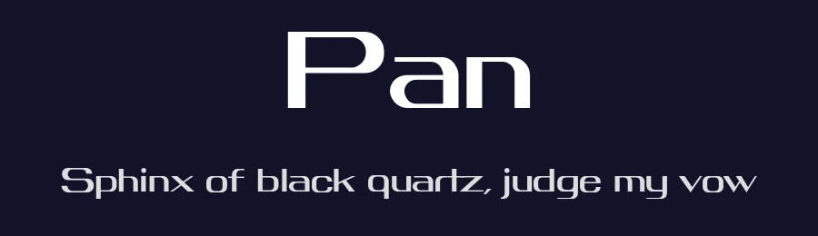 Pan — Sans Serif Font — thumbnail 2