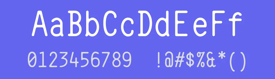 Panchi Mono by Erwan Le Rétif — Sans Serif Font — thumbnail 3