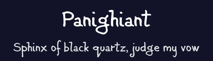 Panighiant by Paul Chiorean — Script Handwritten Font — thumbnail 2