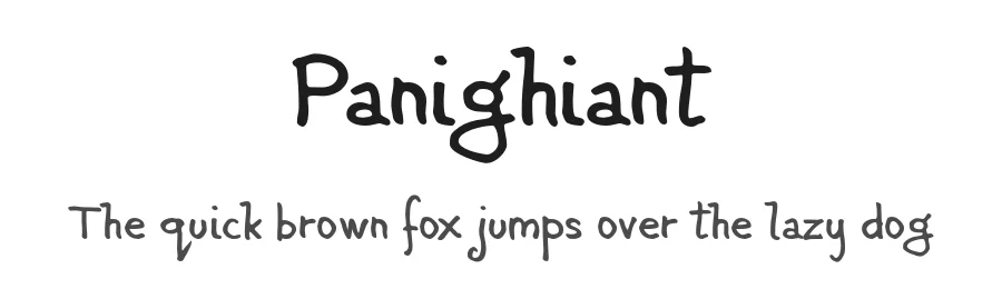 Panighiant by Paul Chiorean — Script Handwritten Font