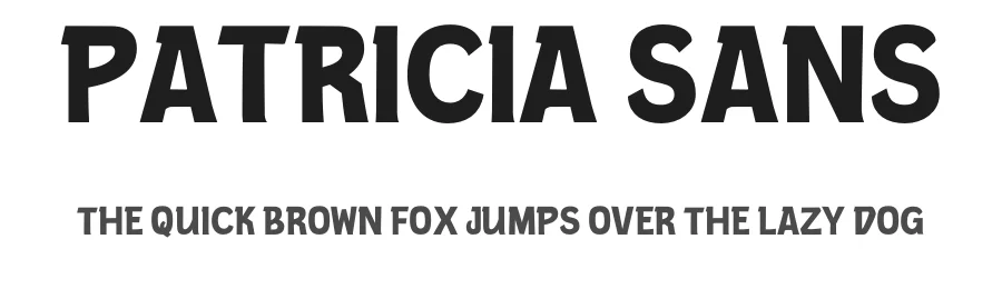 Patricia Sans — Sans Serif Font