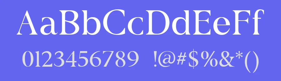 Patrízia by Guilherme Bidarra — Serif Font — thumbnail 3