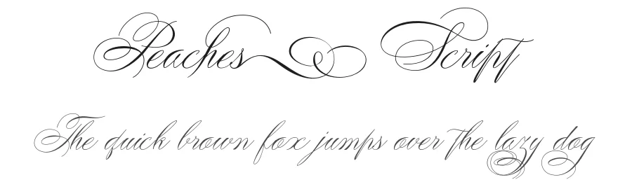 Peaches Script by Sukjana Almunandar β Script Handwritten Font