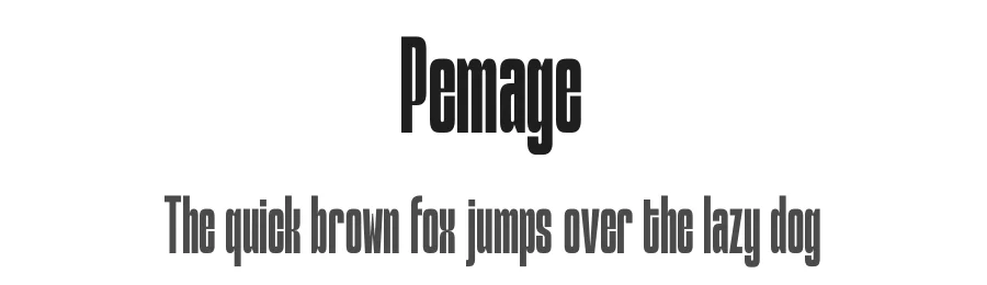 Pemage by Zafira Type 2025 — Sans Serif Font