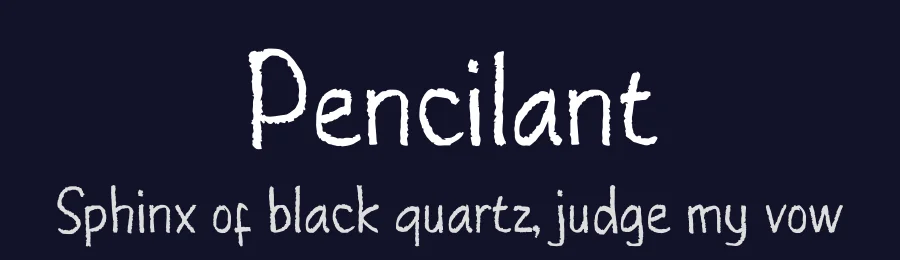 Pencilant — Script Handwritten Font — thumbnail 2