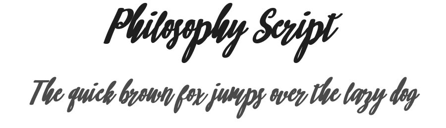 Philosophy Script by Mr. Hand Studio_Muhammad Rizal — Script Handwritten Font