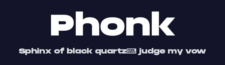 Phonk by Slava Antipov — Sans Serif Font — thumbnail 2