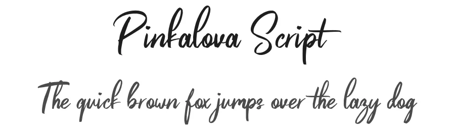Pinkalova Script by Ferry Hadriyan — Script Handwritten Font