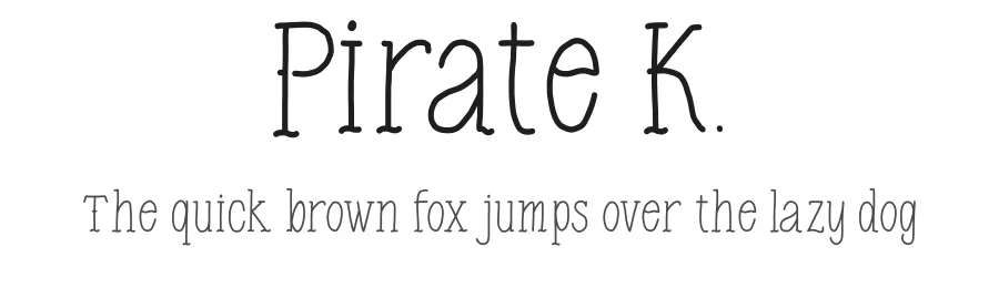 Pirate K. by Alessio Azzolini — Script Handwritten Font