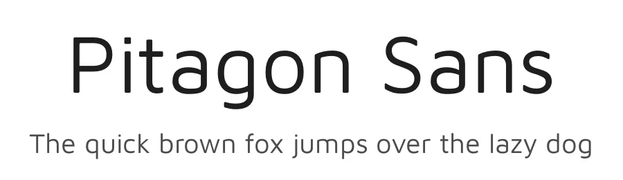 Pitagon Sans by Travis Tran — Sans Serif Font