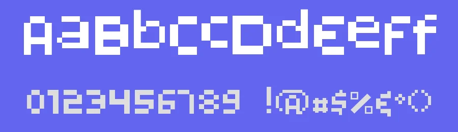 Pixelated Display by Khairil Anwar — Display Font — thumbnail 3