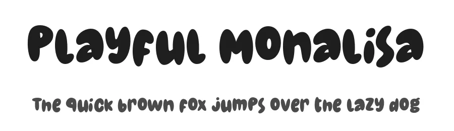 Playful Monalisa by Lettersweet — Script Handwritten Font