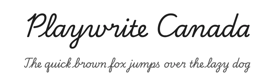 Playwrite Canada