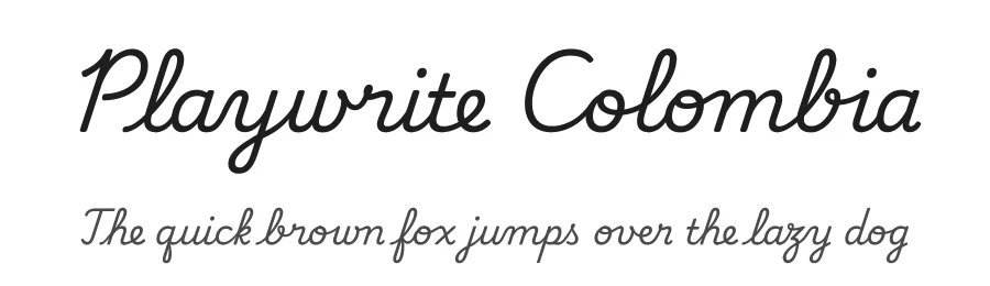 Playwrite Colombia