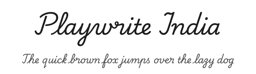 Playwrite India
