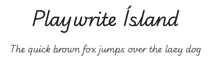 Playwrite Ísland