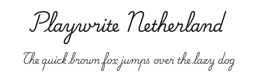 Playwrite Netherland