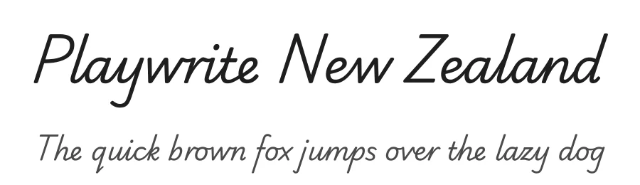 Playwrite New Zealand