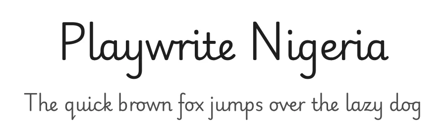 Playwrite Nigeria