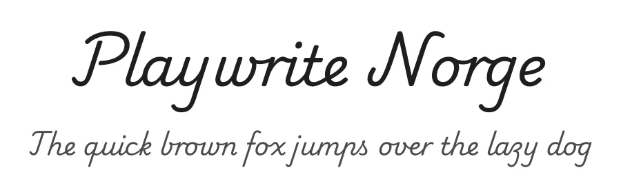 Playwrite Norge