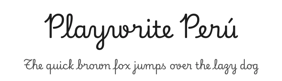 Playwrite Perú