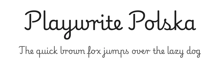 Playwrite Polska