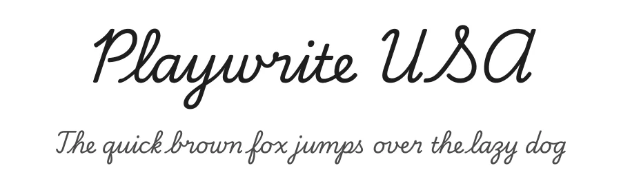 Playwrite USA