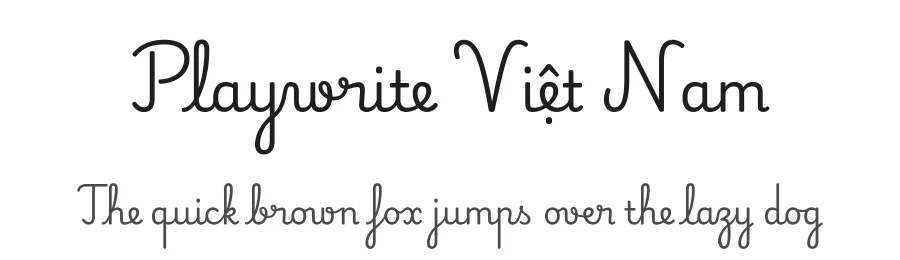 Playwrite Việt Nam