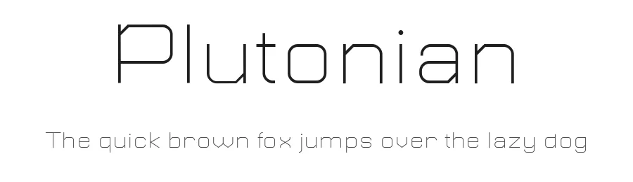 Plutonian by Patria Ari Wijonarko β Sans Serif Font