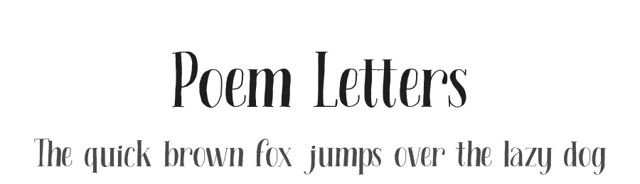 Poem Letters by Konstantine Studio — Script Handwritten Font
