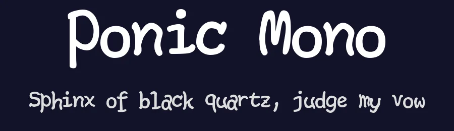 Ponic Mono — Script Handwritten Font — thumbnail 2