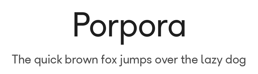 Porpora by Davide Francesco Montesano — Sans Serif Font
