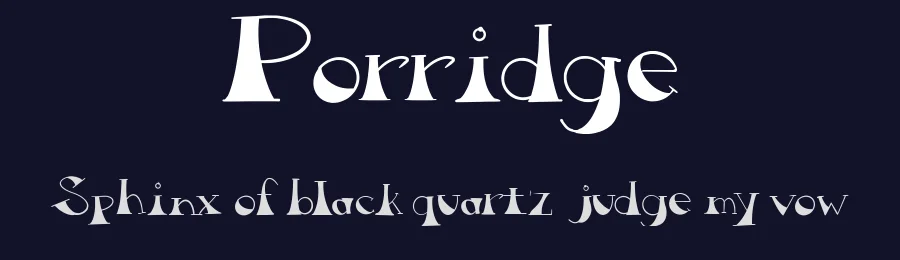 Porridge — Script Handwritten Font — thumbnail 2