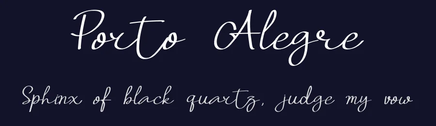 Porto Alegre by Ahmad Kartiwa — Script Handwritten Font — thumbnail 2