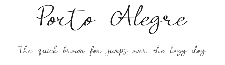 Porto Alegre by Ahmad Kartiwa β Script Handwritten Font