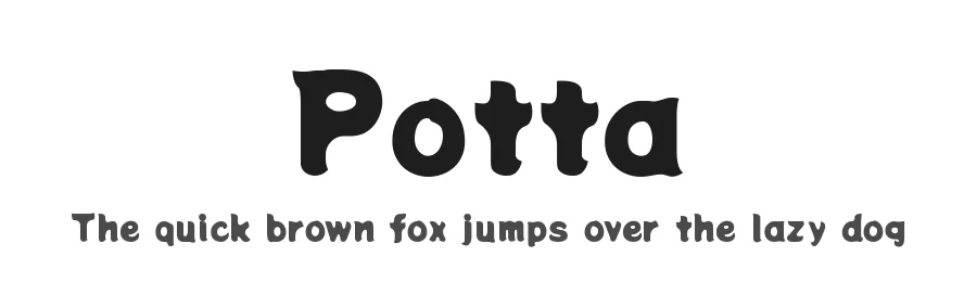 Potta by 108号,108go — Script Handwritten Font