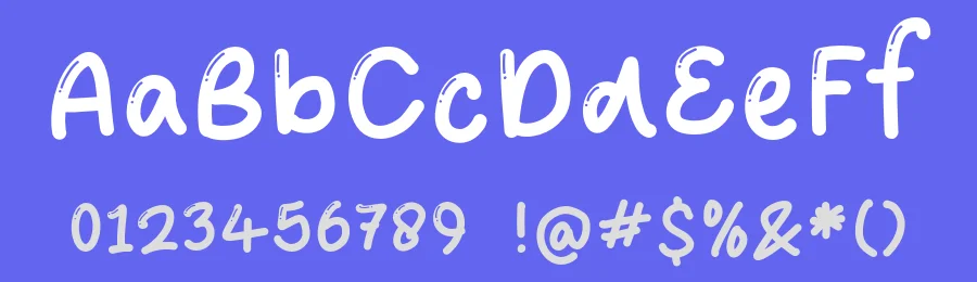 Power Bubble by MJType (Muhamad Junaid) www.mjtype.com — Script Handwritten Font — thumbnail 3