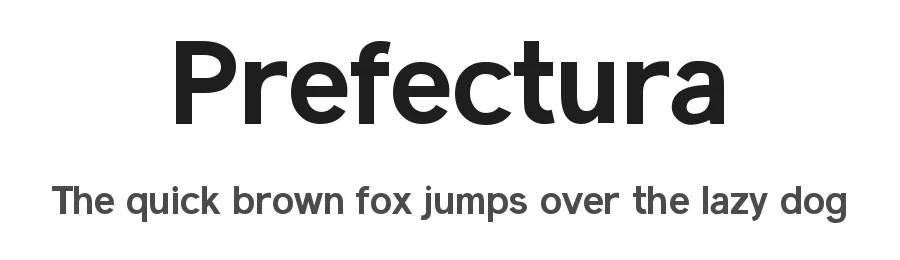 Prefectura by Ilya Zakharov — Sans Serif Font