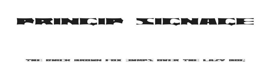 Pringip Signage by Rory King — Display Font