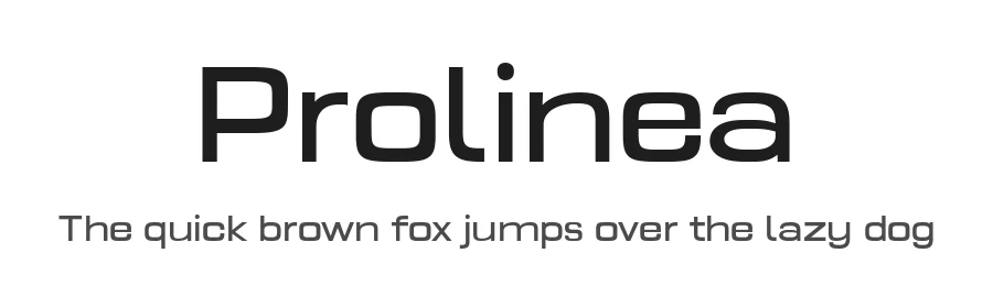Prolinea by Diki Pradipta Tri Atmojo — Sans Serif Font
