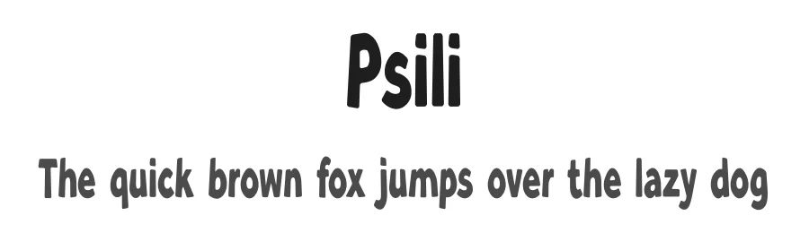 Psili by Christos Lentzaris — Script Handwritten Font
