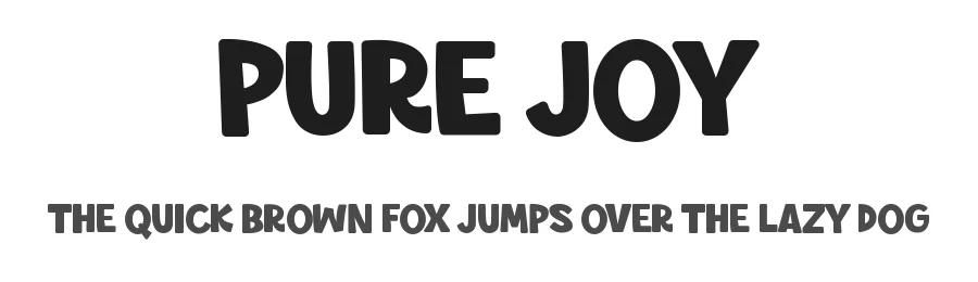 Pure Joy by Iman — Display Font