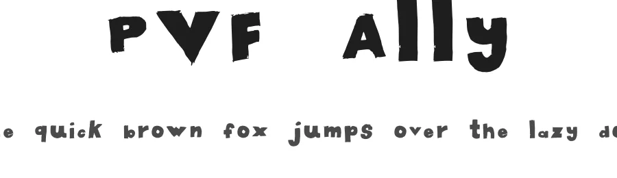 PVF Ally — Script Handwritten Font