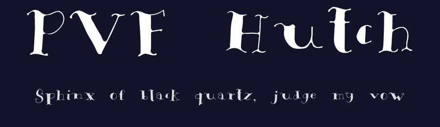 PVF Hutch — Script Handwritten Font — thumbnail 2
