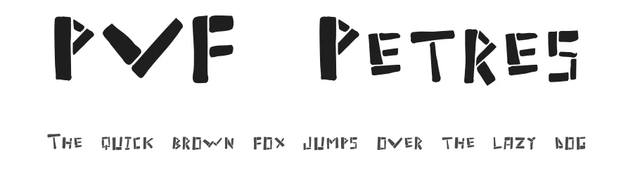 PVF Petres — Script Handwritten Font