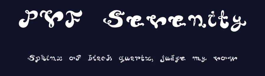 PVF Sevenity — Script Handwritten Font — thumbnail 2