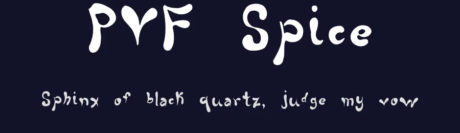 PVF Spice — Script Handwritten Font — thumbnail 2
