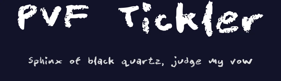 PVF Tickler — Script Handwritten Font — thumbnail 2